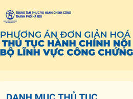 Thông qua phương án đơn giản hoá thủ tục hành chính nội bộ lĩnh vực Công chứng