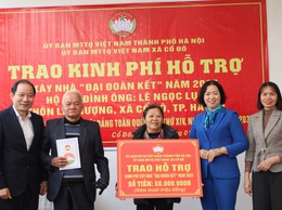 MẶT TRẬN TỔ QUỐC XÃ CỔ ĐÔ TỔ CHỨC BÀN GIAO 02 NHÀ ĐẠI ĐOÀN KẾT CHÀO MỪNG ĐẠI HỘI ĐẠI BIỂU TOÀN QUỐC LẦN THỨ XIV CỦA ĐẢNG