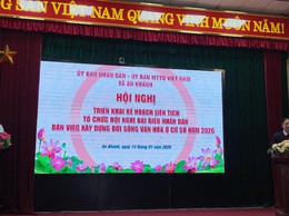 Xã An Khánh triển khai Kế hoạch liên tịch tổ chức hội nghị đại biểu nhân dân bàn việc xây dựng đời sống văn hóa ở cơ sở năm 2026