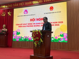 UBND xã Cổ Đô triển khai nhiệm vụ cho vay tín dụng chính sách năm 2026