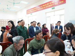 xã Quang Minh tổ chức chi trả tiền bồi thường, GPMB đợt 1 dự án Khu đô thị cao cấp Mê Linh