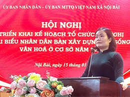 TRIỂN KHAI KẾ HOẠCH LIÊN TỊCH VỀ VIỆC TỔ CHỨC HỘI NGHỊ ĐẠI BIỂU NHÂN DÂN BÀN VIỆC XÂY DỰNG ĐỜI SỐNG VĂN HOÁ NĂM 2026