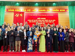 Công bố quyết định hợp nhất và ra mắt Hội Người cao tuổi, Hội Chữ thập đỏ xã Nội Bài