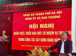 Đảng ủy xã Đan Phượng triển khai nhiệm vụ công tác xây dựng đảng năm 2026