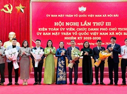Hiệp thương cử ông Nguyễn Đức Thành giữ chức danh Phó Chủ tịch Ủy ban MTTQ Việt Nam xã Nội Bài