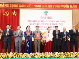 XÃ CỔ ĐÔ TỔ CHỨC ĐẠI HỘI, CÔNG BỐ QUYẾT ĐỊNH THÀNH LẬP HỘI NGƯỜI CAO TUỔI XÃ