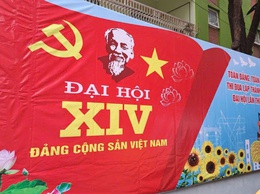 Phường Giảng Võ: rực rỡ cờ hoa chào mừng Đại hội đại biểu toàn quốc lần thứ XIV của Đảng