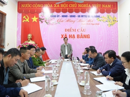 Chủ tịch UBND xã Hạ Bằng: Không có vùng cấm trong xử lý các điểm nghẽn trật tự đô thị