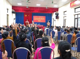 Thôn Vân Trai tổ chức Hội nghị đại biểu Nhân dân năm 2026 – Hội nghị điểm của xã Quảng Oai