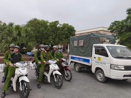 CÔNG AN XÃ DÂN HÒA RA QUÂN TUẦN TRA BẢO ĐẢM AN NINH, TRẬT TỰ, BẢO VỆ ĐẠI HỘI ĐẠI BIỂU TOÀN QUỐC LẦN THỨ XIV CỦA ĐẢNG