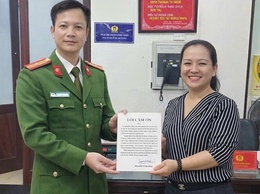 Công an phường Cửa Nam kịp thời hỗ trợ công dân thu hồi 450 triệu đồng