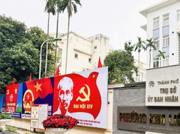 Khí thế Kim Liên chào mừng Đại hội XIV của Đảng