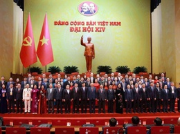 Đồng chí Nguyễn Thanh Liêm – Thành uỷ viên, Bí thư Đảng uỷ, Chủ tịch HĐND xã Quang Minh vinh dự tham dự Đại hội XIV của Đảng.