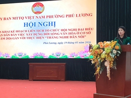 UBND-UB MTTQ phường Phú Lương triển khai kế hoạch liên tịch tổ chức hội nghị đại biểu nhân dân bàn việc xây dựng đời sống văn hóa ở cơ sở năm 2026