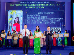 Cô Tạ Thị Vui – Phó hiệu trưởng trường tiểu học Vân Canh và hành trình gieo mầm hạnh phúc