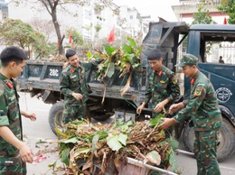 TỔ DÂN PHỐ 17, PHƯỜNG YÊN NGHĨA RA QUÂN HƯỞNG ỨNG PHONG TRÀO “SÁNG – XANH – SẠCH – ĐẸP”, THIẾT THỰC CHÀO MỪNG ĐẠI HỘI ĐẢNG TOÀN QUỐC LẦN THỨ XIV