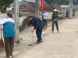 Bất Bạt - TP Hà Nội: Hơn 500 cán bộ, đảng viên, nhân dân tham gia tổng vệ sinh môi trường