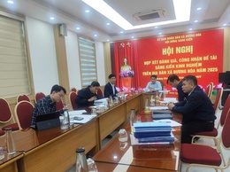 Hội đồng sáng kiến xã Dương Hòa tổ chức họp xét duyệt, đánh giá hiệu quả áp dụng và phạm vi ảnh hưởng của các sáng kiến năm 2025