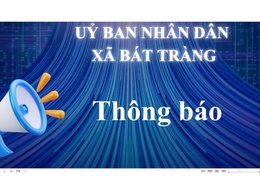 Thông báo về việc điều chỉnh Lịch tiếp công dân thường kỳ của Chủ tịch UBND xã ngày 20/01/2026