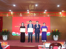 Đảng ủy phường Vĩnh Tuy tổ chức Lễ mít tinh kỷ niệm 96 năm Ngày thành lập Đảng Cộng sản Việt Nam 03/02 và triển khai nhiệm vụ trọng tâm năm 2026