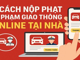 Tuyên truyền hình thức nộp phạt giao thông online