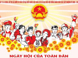Nhiệt liệt chào mừng Ngày bầu cử đại biểu Quốc hội khóa XVI và đại biểu Hội đồng nhân dân các cấp nhiệm kỳ 2026 - 2031!