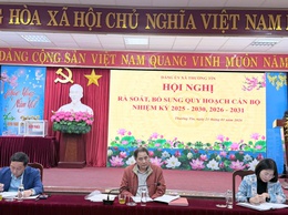 Đảng ủy xã Thường Tín tổ chức Hội nghị rà soát, bổ sung quy hoạch cán bộ nhiệm kỳ 2025-2030, 2026-2031
