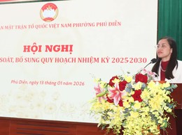 3 trụ cột hành động lớn của công tác Mặt trận phường Phú Diễn năm 2026
