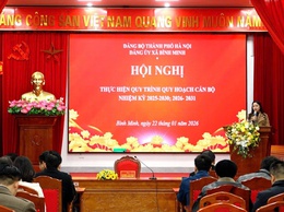 ĐẢNG UỶ XÃ BÌNH MINH TỔ CHỨC CHUỖI HỘI NGHỊ TRIỂN KHAI QUY TRÌNH QUY HOẠCH CÁN BỘ NHIỆM KỲ 2025 - 2030, 2026 - 2031