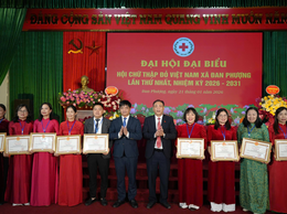 Đại hội đại biểu Hội Chữ thập đỏ xã Đan Phượng lần thứ nhất, nhiệm kỳ 2026-2031.