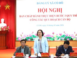 ĐẢNG ỦY XÃ CỔ ĐÔ TỔ CHỨC HỘI NGHỊ RÀ SOÁT, BỔ SUNG QUY HOẠCH CÁN BỘ LÃNH ĐẠO, QUẢN LÝ CẤP XÃ NHIỆM KỲ 2025 – 2030, 2026 – 2031