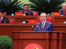 Đồng chí Tô Lâm được bầu làm Tổng Bí thư Ban Chấp hành Trung ương Đảng khóa XIV với số phiếu tuyệt đối