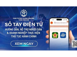 Sổ tay điện tử hướng dẫn thủ tục hành chính của thành phố Hà Nội