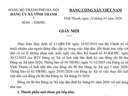 ĐẢNG UỶ XÃ VĨNH THANH