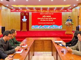 Đồng chí Cao Ngọc Hà giữ chức Chỉ huy trưởng Ban Chỉ huy Quân sự phường Thanh Liệt