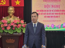 PHƯỜNG LÁNG TỔ CHỨC HỘI NGHỊ TRAO KHEN THƯỞNG ĐỘT XUẤT CHO CÁN BỘ, CHIẾN SĨ CÔNG AN PHƯỜNG