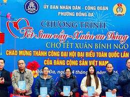 Ấm áp “Tết Sum vầy - Xuân ơn Đảng” ở phường Đống Đa
