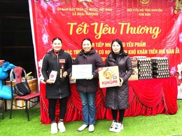 MTTQ xã Đoài Phương tiếp nhận trên 500kg gạo và nhiều nhu yếu phẩm trong ngày đầu vận động