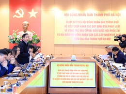 HĐND Thành phố giám sát công tác chuẩn bị bầu cử đại biểu Quốc hội và HĐND các cấp tại một số xã