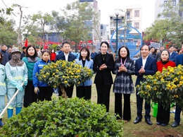 Xã Vân Đình phát động xây dựng mô hình “Vân Đình nở hoa”