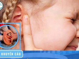 Bệnh viện Nhi Hà Nội: Nhọt ống tai ngoài có thể thành ổ áp xe lan tỏa sau tai