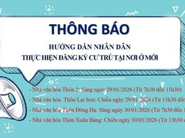 Thực hiện Luật Cư trú năm 2020, nhằm đảm bảo quyền, lợi ích hợp pháp của công dân