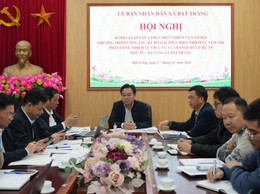 UBND xã Bát Tràng đánh giá kết quả thực hiện nhiệm vụ năm 2025, triển khai chương trình công tác năm 2026 của Ban QLDA Đầu tư- Hạ tầng xã