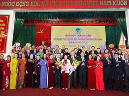 Đại hội thành lập Hội Người cao tuổi xã thành công tốt đẹp