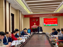 Ủy ban Bầu cử xã giao ban công tác Bầu cử đại biểu Quốc hội khóa XVI và đại biểu HĐND các cấp nhiệm kỳ 2026-2031.