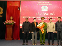 Công bố Quyết định của Giám đốc Công an thành phố Hà Nội về công tác cán bộ