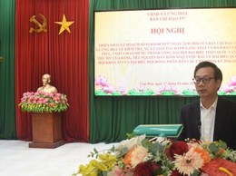 XÃ ỨNG HÒA TRIỂN KHAI KẾ HOẠCH RA QUÂN GIẢI TỎA HÀNH LANG ATGT, ĐẢM BẢO TTĐT, TTCC, VSMT PHỤC VỤ CÁC SỰ KIỆN CHÍNH TRỊ TRỌNG ĐẠI