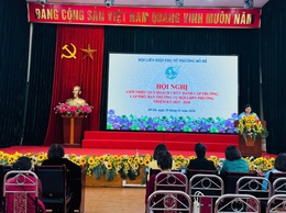 Hội LHPN phường Bồ Đề tổ chức hội nghị thực hiện quy trình giới thiệu quy hoạch uỷ viên BCH, BTV và các chức danh chủ chốt của Hội, nhiệm kỳ 2025 – 2030