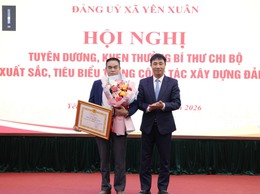 Yên Xuân tuyên dương Bí thư chi bộ xuất sắc tiêu biểu

