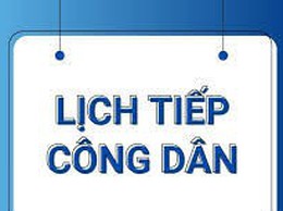 Thông báo lịch tiếp công dân của lãnh đạo Ủy ban nhân dân xã ngày 28/01/2026